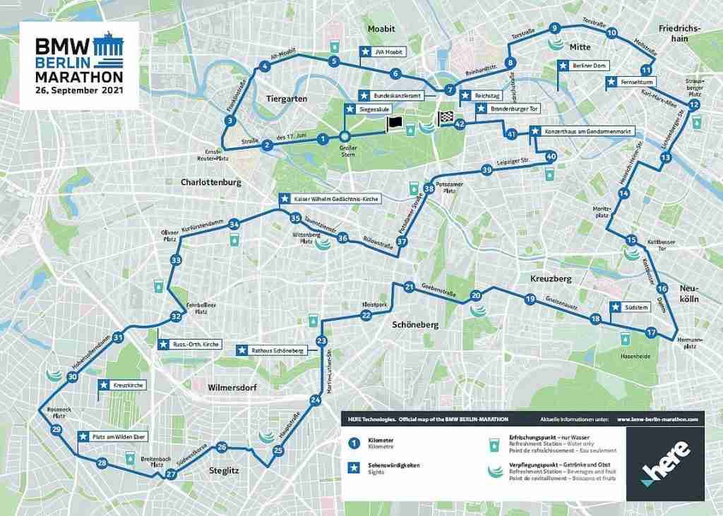 Ruta BMW BERLIN-MARATHON