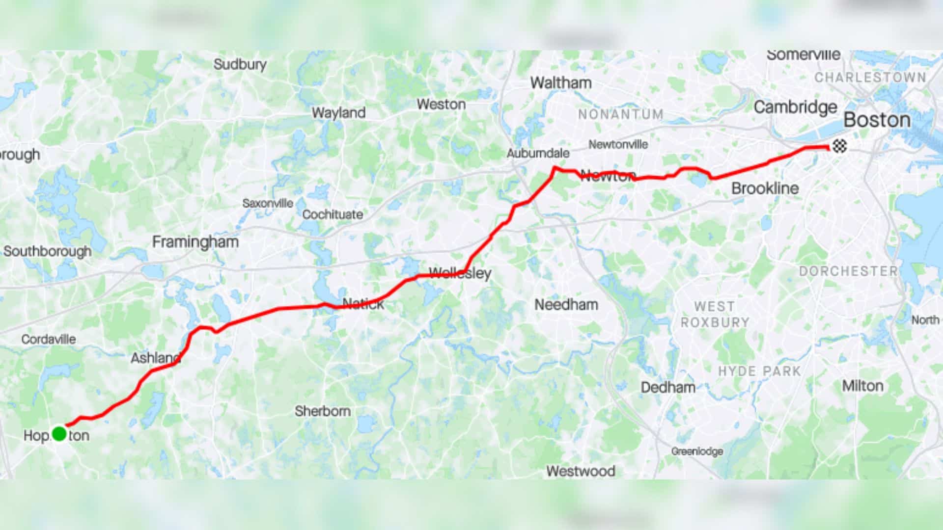 Ruta Bank of America 131st Boston Marathon 2027